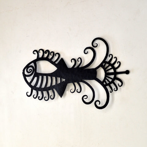 Wrought Iron Fish wall Decorative
