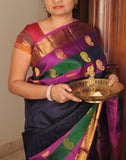 Black Kanjeevaram Silk Saree