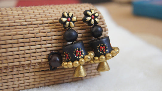 Handcrafted Terracotta Jhumkas