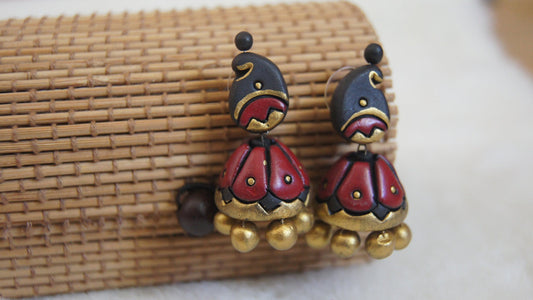 Handcrafted Terracotta Jhumkas