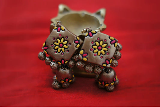 Handcrafted Terracotta Jhumkas