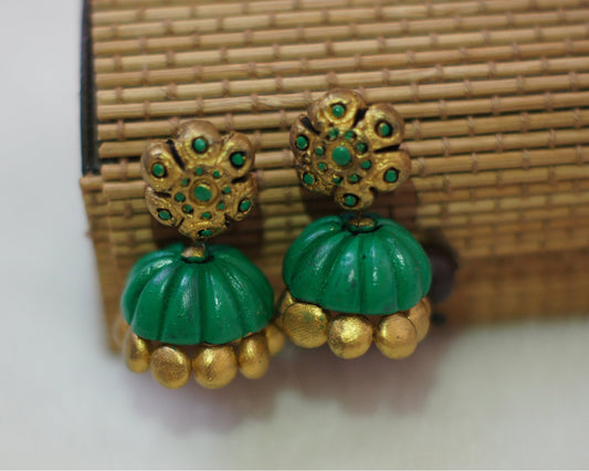 Handcrafted Terracotta Jhumkas