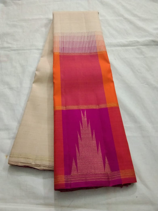 Grey Kanjeevaram Silk Saree