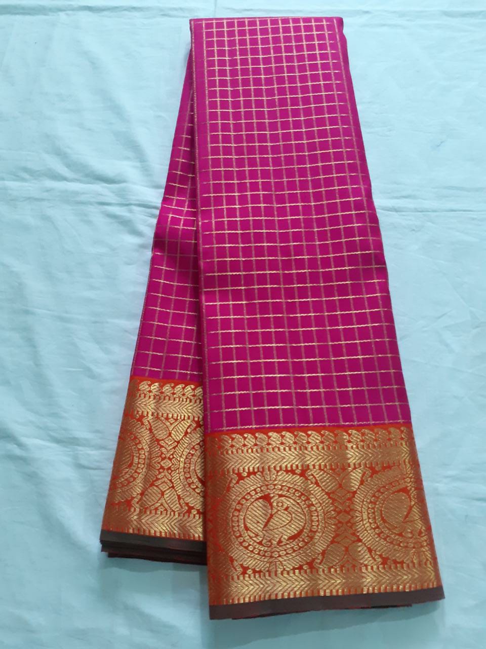 Maroon Kanjeevaram Silk Saree