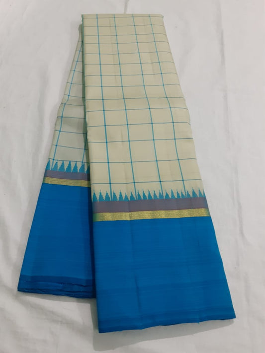 Grey Kanjeevaram Silk Saree