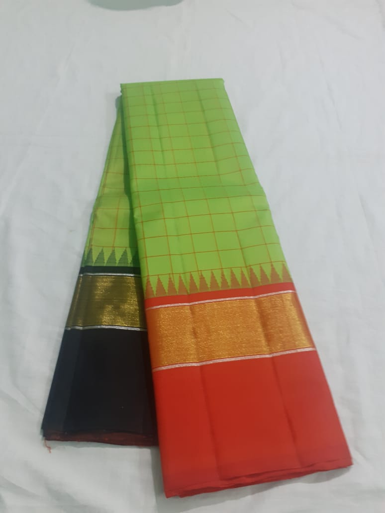 Green Kanjeevaram Silk Saree