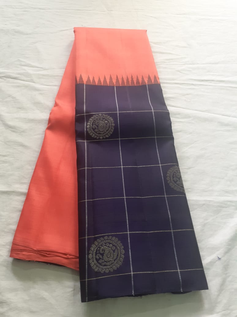 Pink Kanjeevaram Silk Saree