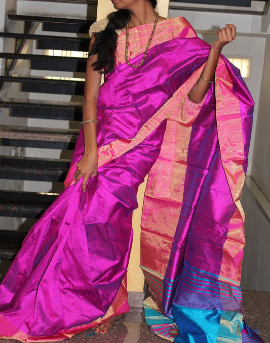 Majentha Raw Silk