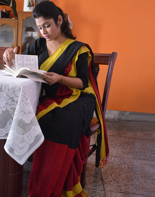 Multicolour Bengal Handloom Saree