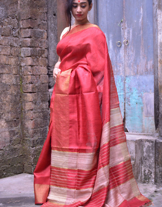 Handloom Gachhi Tussar Silk