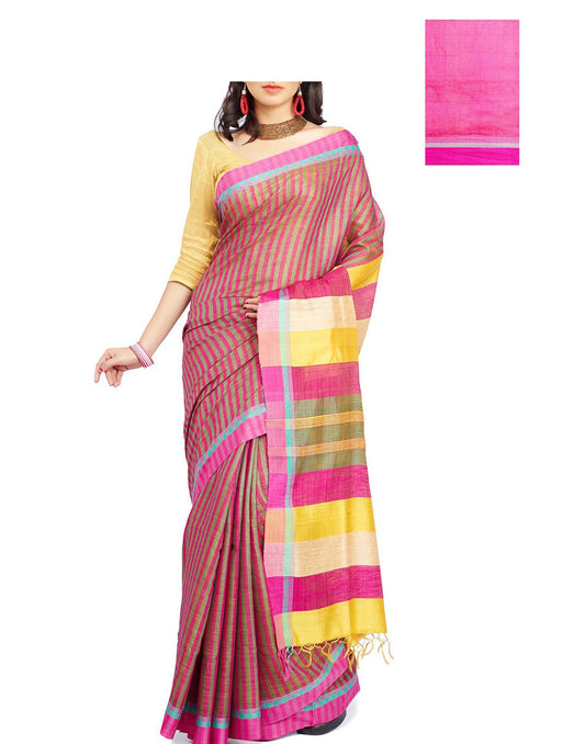 Summery Tussar Silk Saree