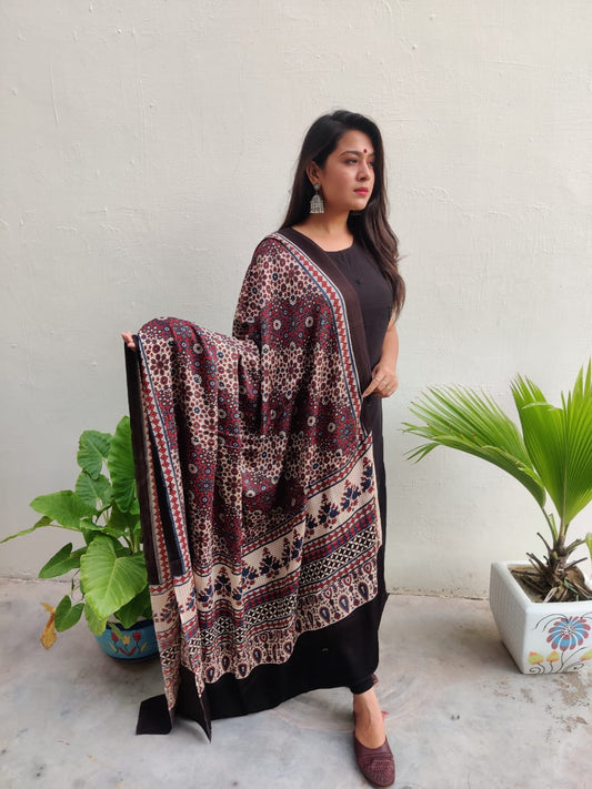 Maroon Dupatta