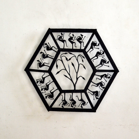 Wrought Iron Tribal wall Decorative