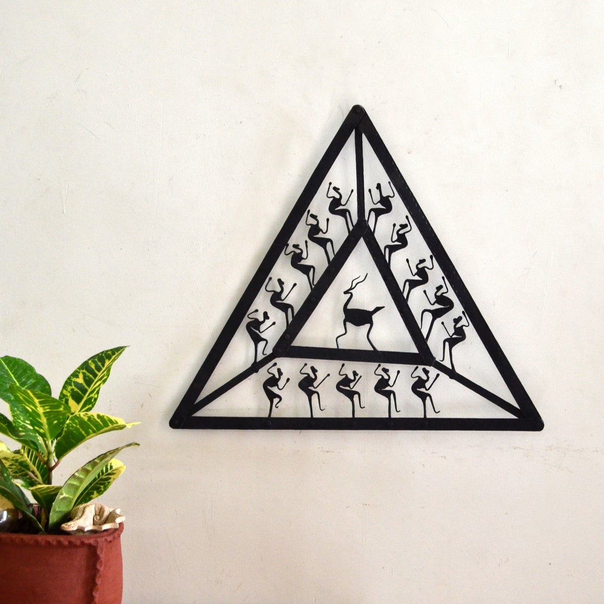 Wrought Iron Tribal wall Decorative