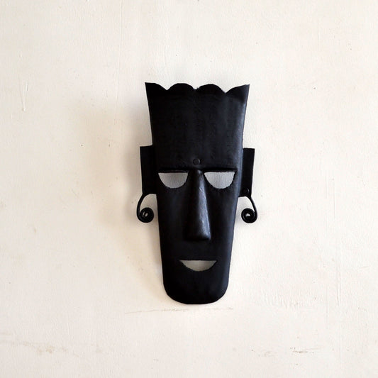 Wrought Iron Tribal Mask wall decorative