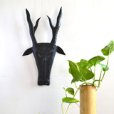 Wrought Iron Reindeer Mask wall decorative