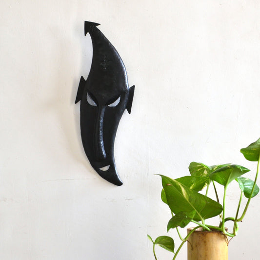 Wrought Iron Alien Mask wall decorative