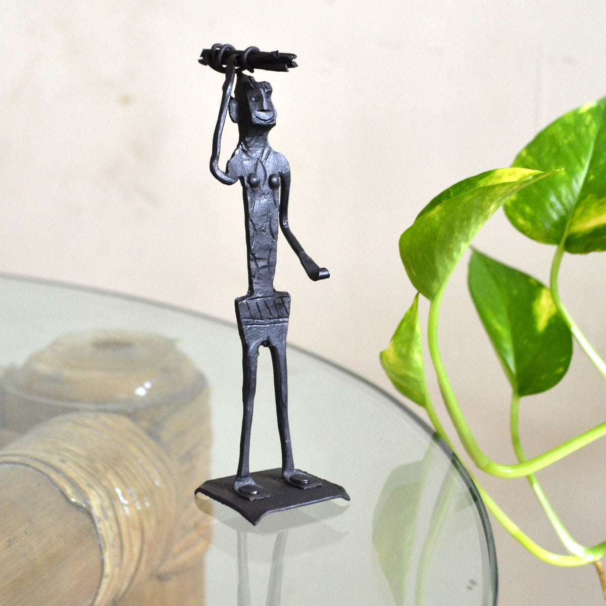 Wrought Iron Tribal showpiece Figurine