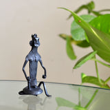 Wrought Iron Tribal Woman showpiece Figurine