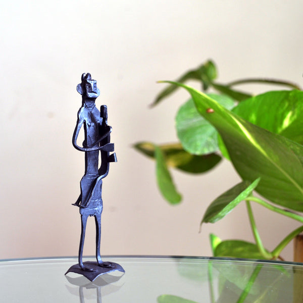 Wrought Iron Tribal Mother Child showpiece Figurine