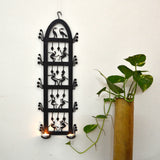 Wrought Iron 2 candle Holder wall decorative