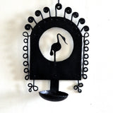 Wrought Iron 1 candle Holder wall decorative