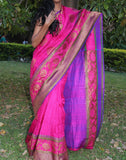 Majentha Banaras Dupion Silk Saree