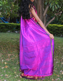 Majentha Banaras Dupion Silk Saree