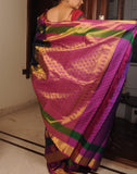 Black Kanjeevaram Silk Saree