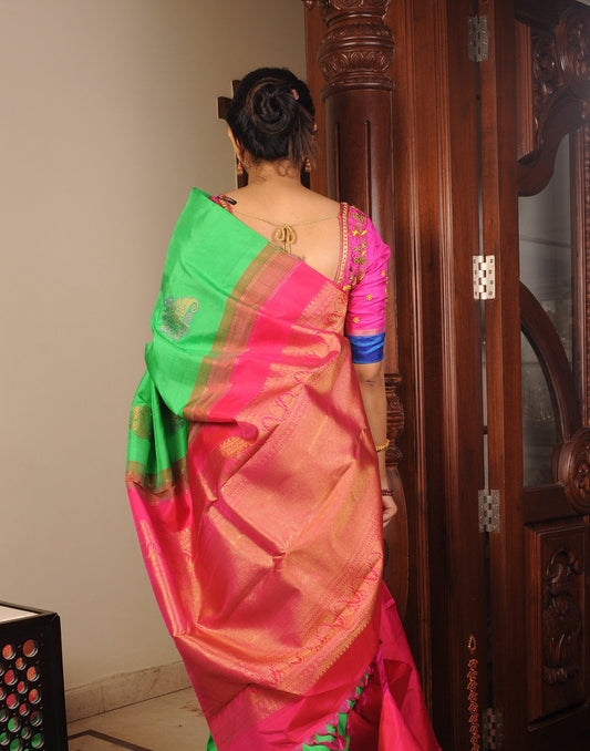 Green Kanjeevaram Silk Saree