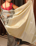 Copper Kanjeevaram Silk Saree