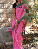 Baby Pink Narayanpet Silk