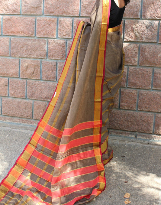 Grey Narayanpet Handloom