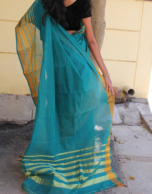 Blue Narayanpet Handloom