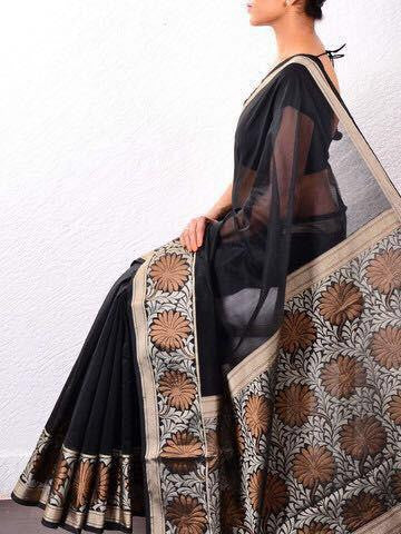 Black Banaras Handloom Saree