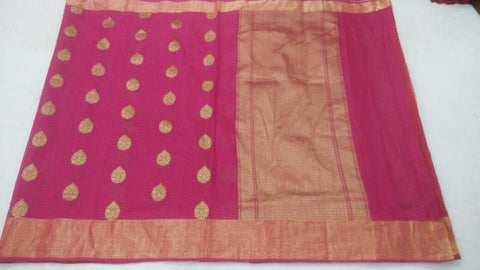 Pink Banaras Handloom Saree