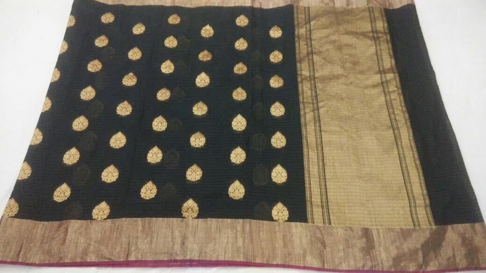 Rich Black Banaras Handloom Saree