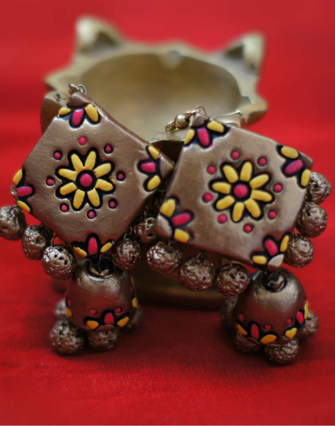 Handcrafted Terracotta Jhumkas