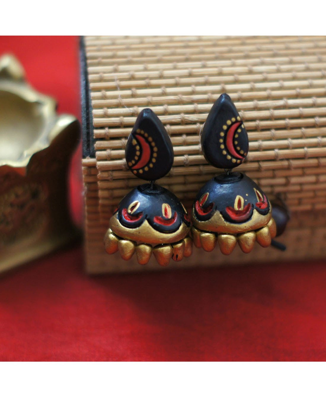 Handcrafted Terracotta Jhumkas