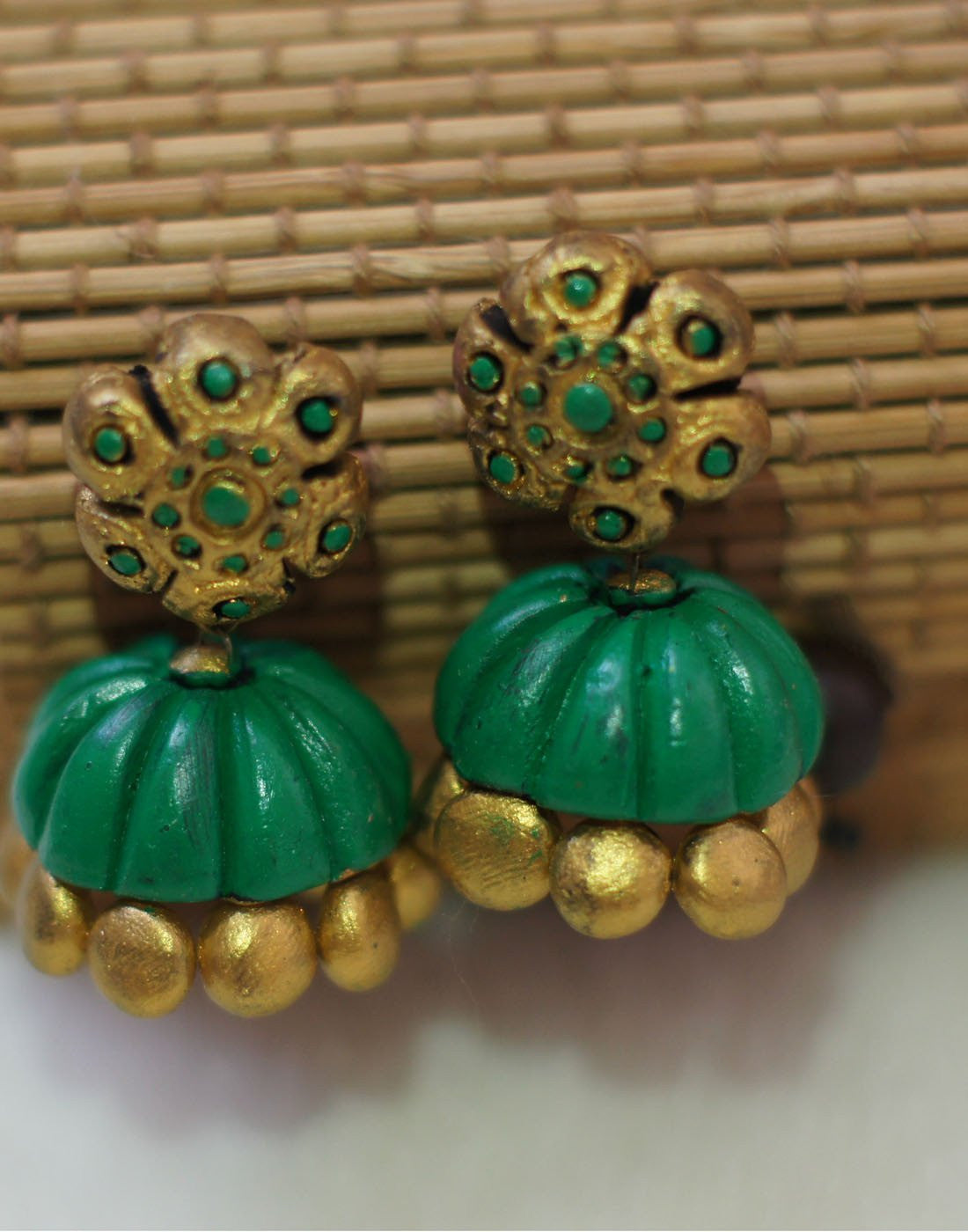 Handcrafted Terracotta Jhumkas