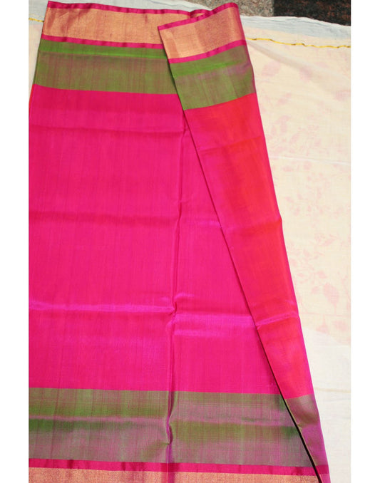 Pink Uppada Silk Saree