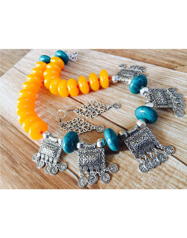 Buy Geru With Colored Beads Online – Gaatakatha