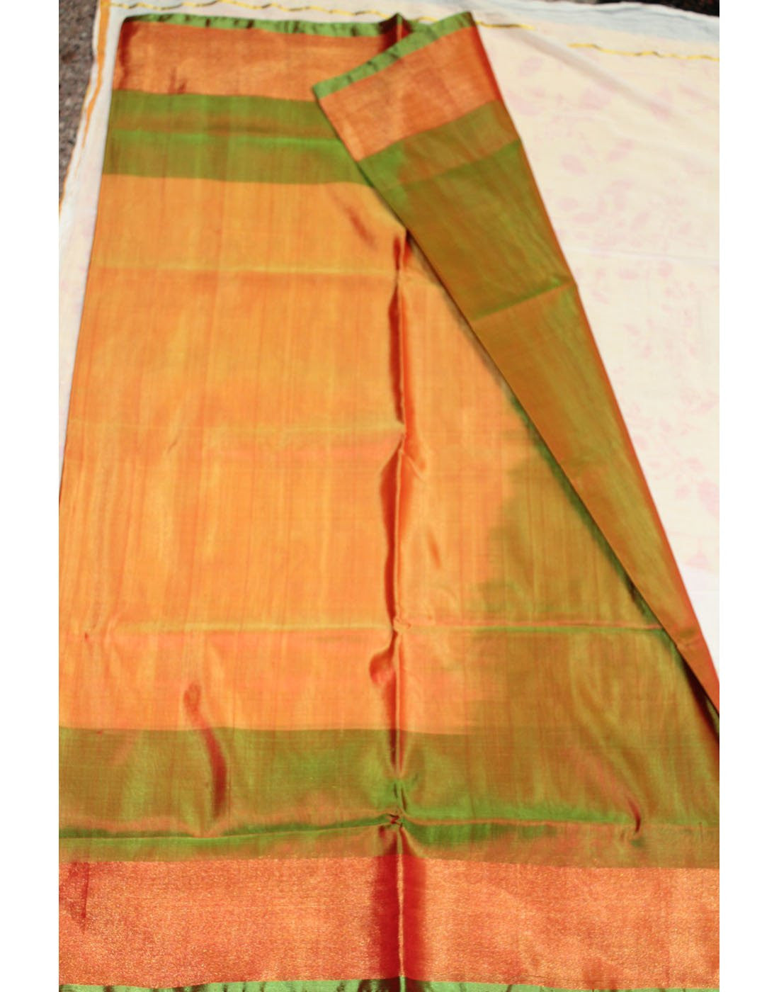 yellow Uppada Silk Saree